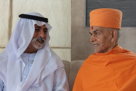 Mahant Swami Maharaj: With People
