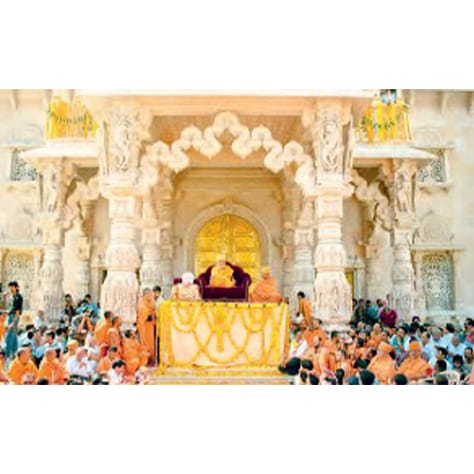 Inauguration of Swaminarayan Akshardham, Gandhinagar, 1992