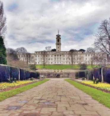 Nottingham University, photographed for the UK Prasadi Yatra Guidebook