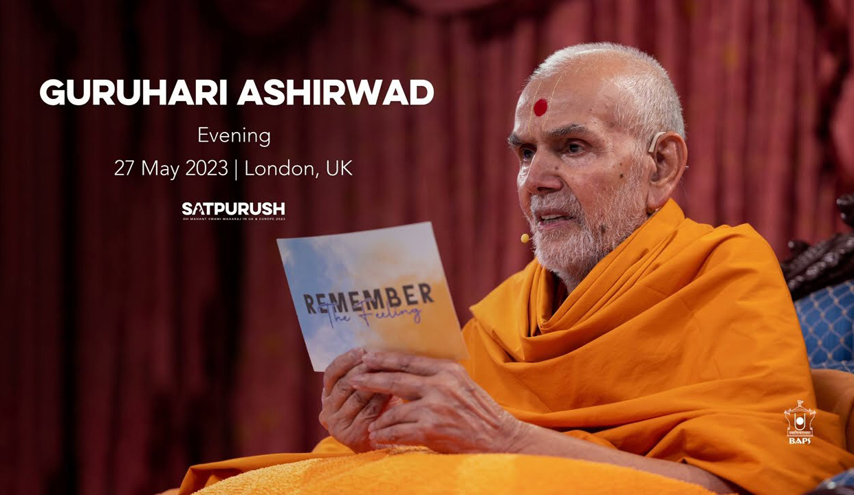 Guruhari Ashirwad, Evening, London, UK | Kishore-Kishori Din